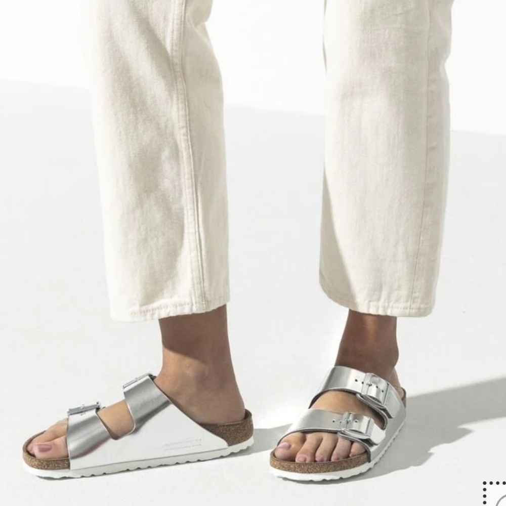 Birkenstock Silver Sandals